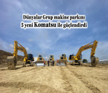 İş Makinası - DÜNYALAR GRUP MAKİNE PARKINI 5 YENİ KOMATSU İLE GÜÇLENDİRDİ Forum Makina